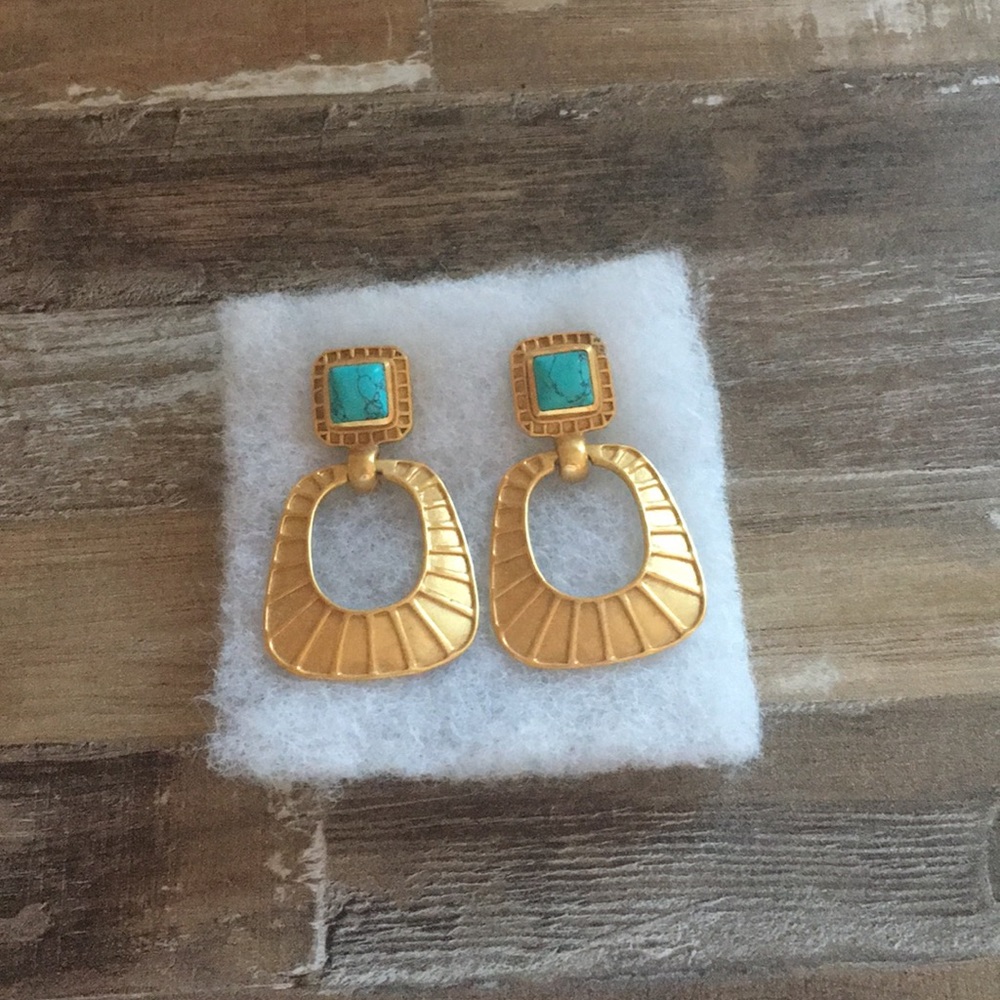 Julie Vos Turquoise Earrings